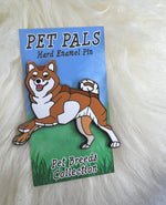 Shiba Inu Hard Enamel Pin | Shiba Inu Pin | Dog Pin | Animal Pin | Art Deco