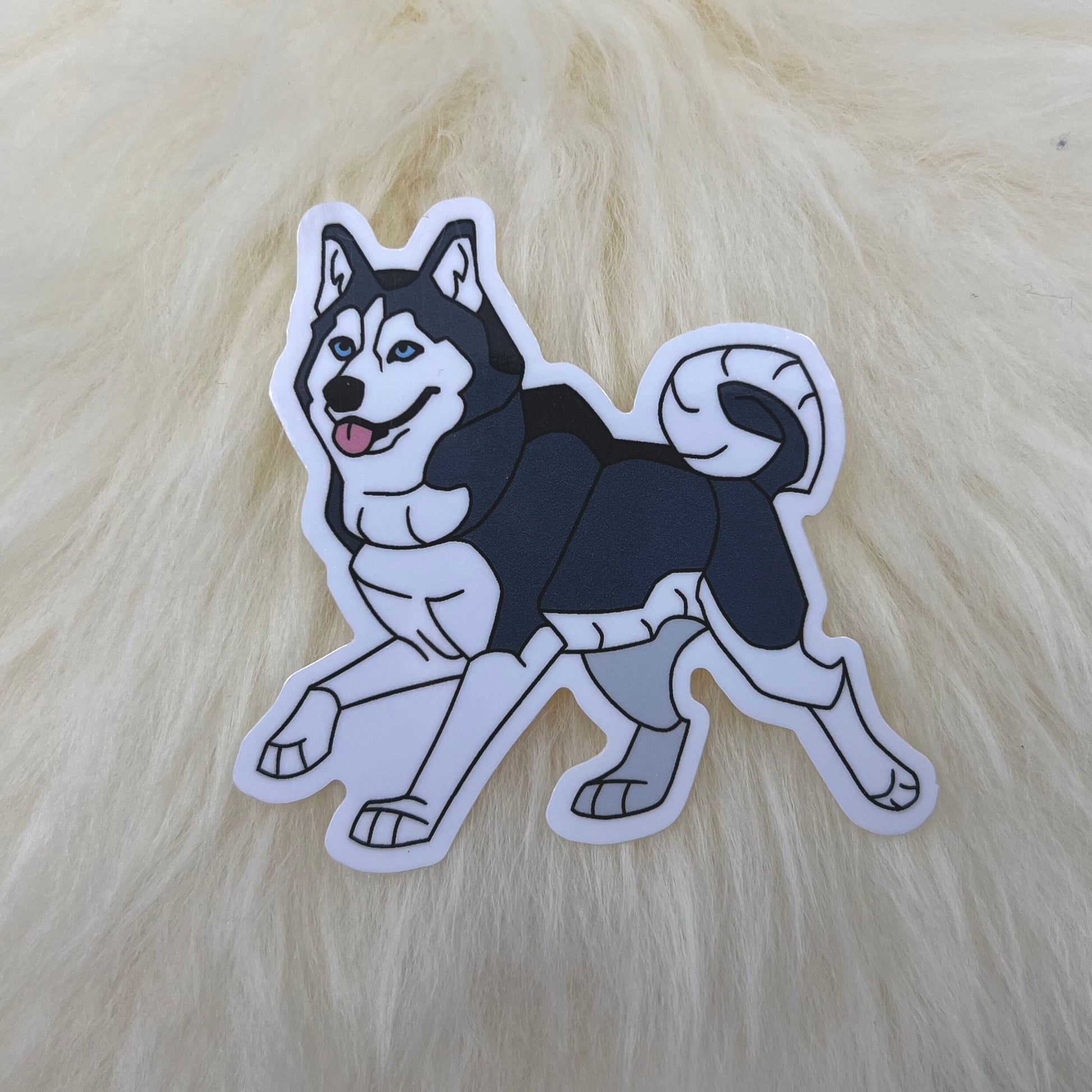 Siberian Husky Vinyl Sticker | Husky Sticker | Dog Sticker | FREE SHIPPING