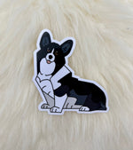 Corgi Vinyl Sticker | Corgi Sticker | Dog Sticker | FREE SHIPPING