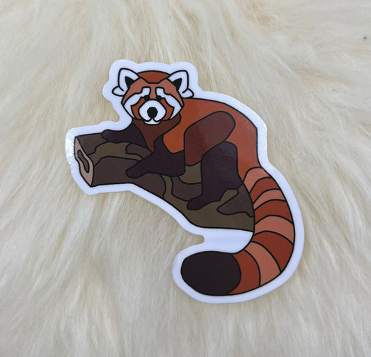 Red Panda Vinyl Sticker | Red Panda Sticker | Animal Sticker | FREE SHIPPING