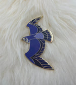 Peregrine Falcon Hard Enamel Pin | Falcon Pin | Art Deco | Bird Pin