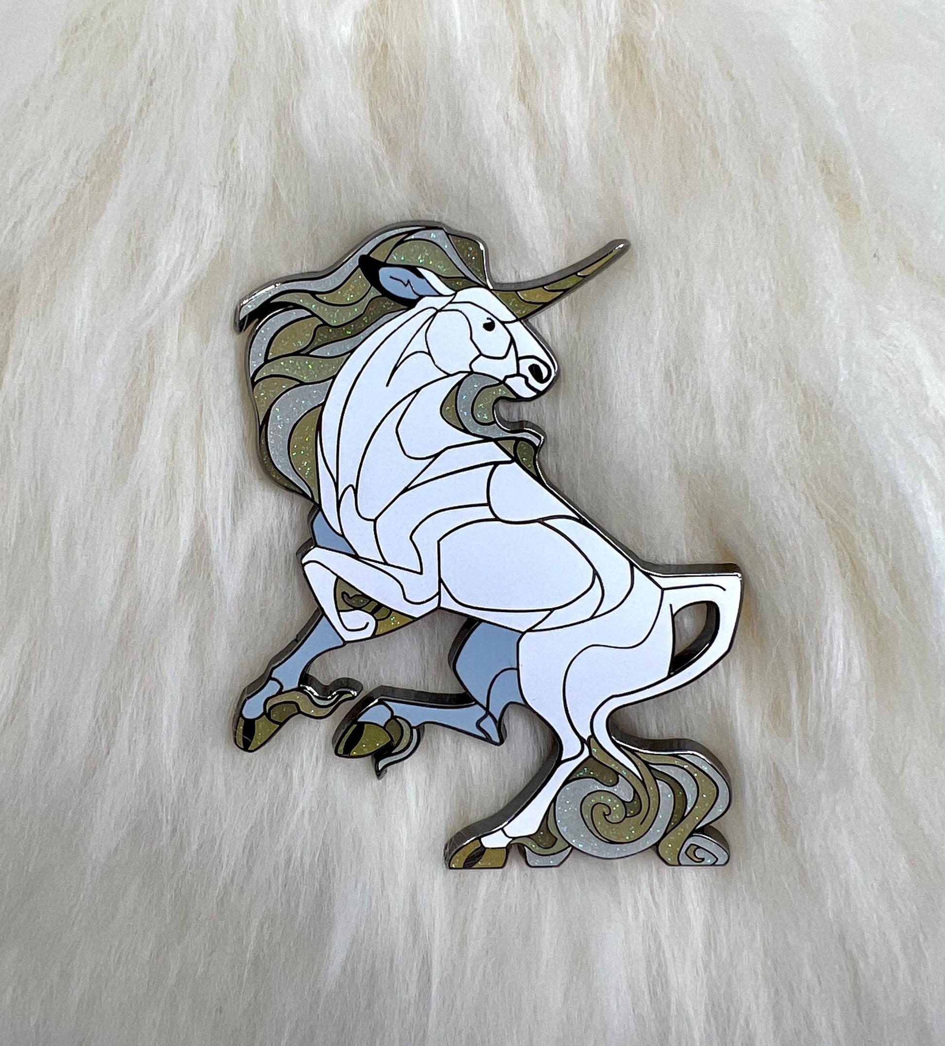 Unicorn Hard Enamel Pin | Unicorn Pin | Mythological Pin | Horse Pin