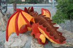 Dragon Plush | Elemental Dragon (Earth) | Dragon Stuffed Animal