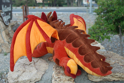 Dragon Plush | Elemental Dragon (Earth) | Dragon Stuffed Animal