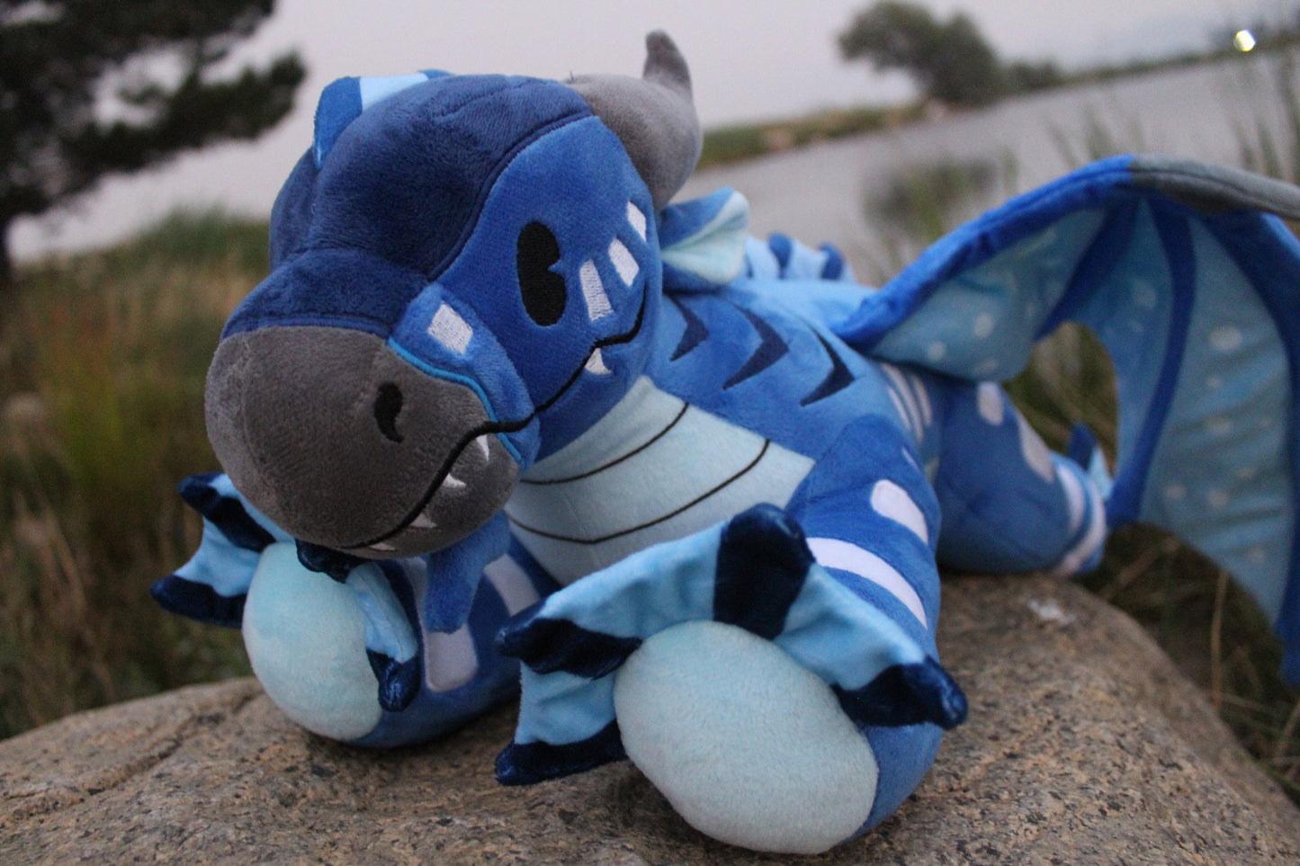 Dragon Plush | Elemental Dragon (Water) | Dragon Stuffed Animal | FREE SHIPPING