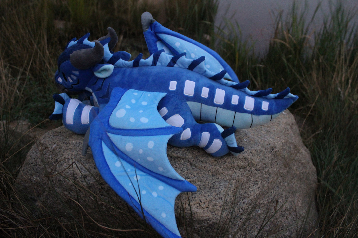 Dragon Plush | Elemental Dragon (Water) | Dragon Stuffed Animal | FREE SHIPPING