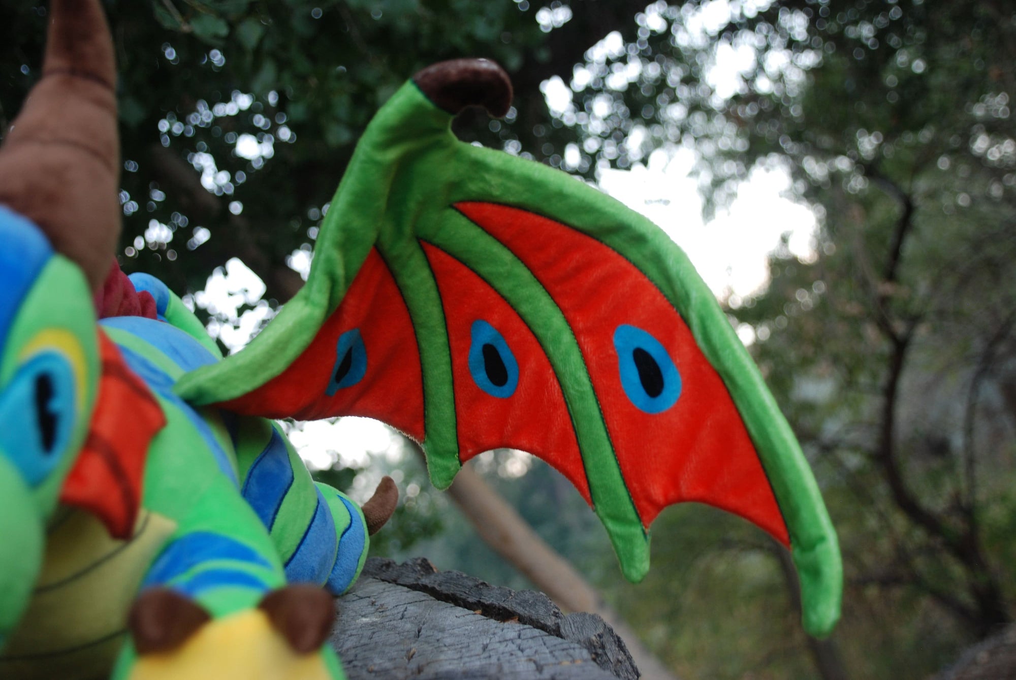 Dragon Plush | Elemental Dragon (Forest) | Dragon Stuffed Animal