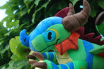 Dragon Plush | Elemental Dragon (Forest) | Dragon Stuffed Animal