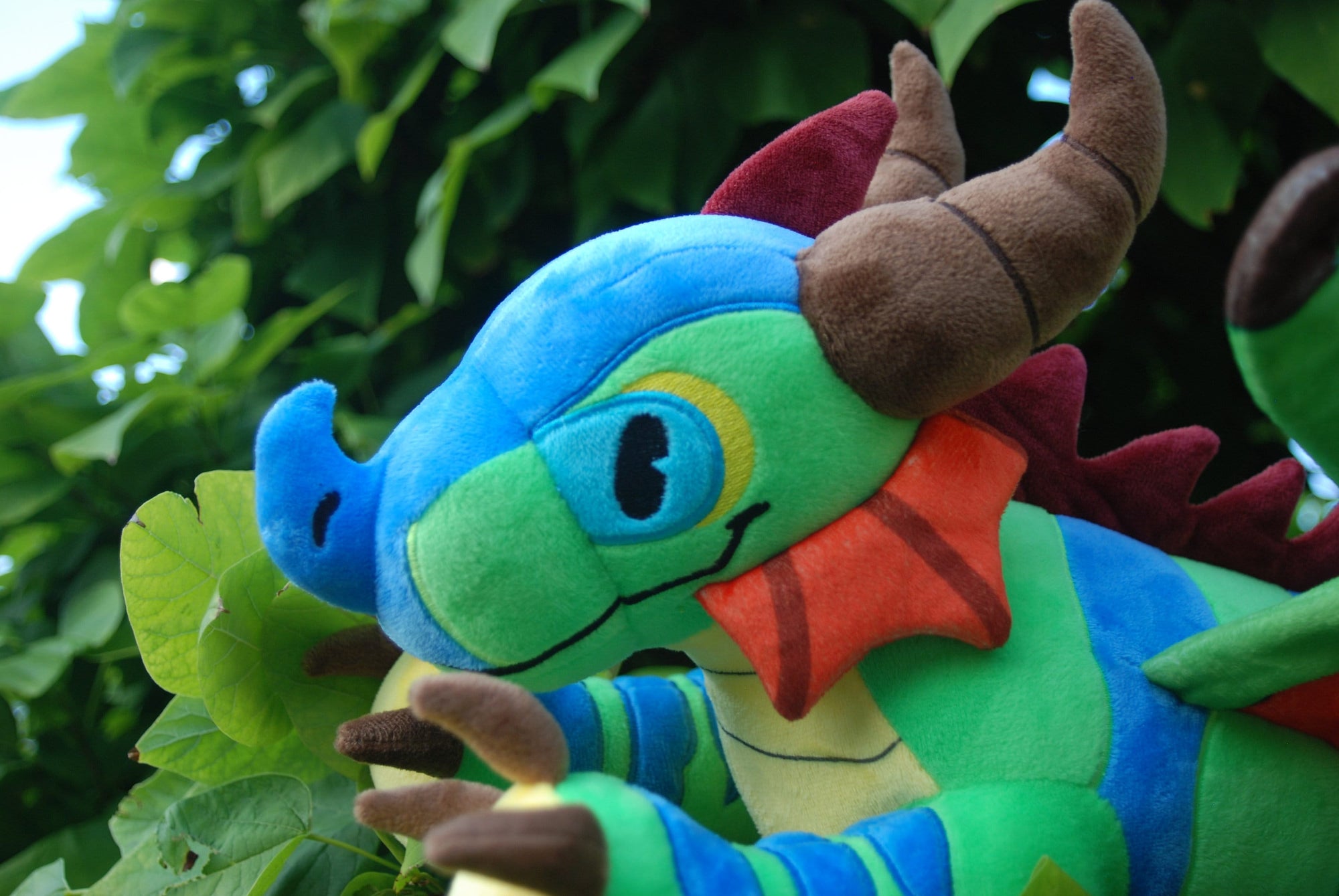 Dragon Plush | Elemental Dragon (Forest) | Dragon Stuffed Animal