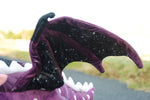 Dragon Plush | Elemental Dragon (Dark) | Dragon Stuffed Animal