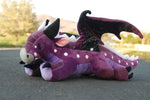 Dragon Plush | Elemental Dragon (Dark) | Dragon Stuffed Animal