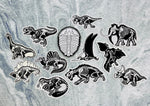 Dinosaur Vinyl Sticker | Fossil Stickers | Dinosaur Sticker | FREE SHIPPING