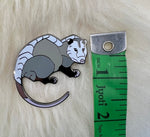 Opossum Hard Enamel Pin | Opossum Pin | Animal Pin | Art Deco