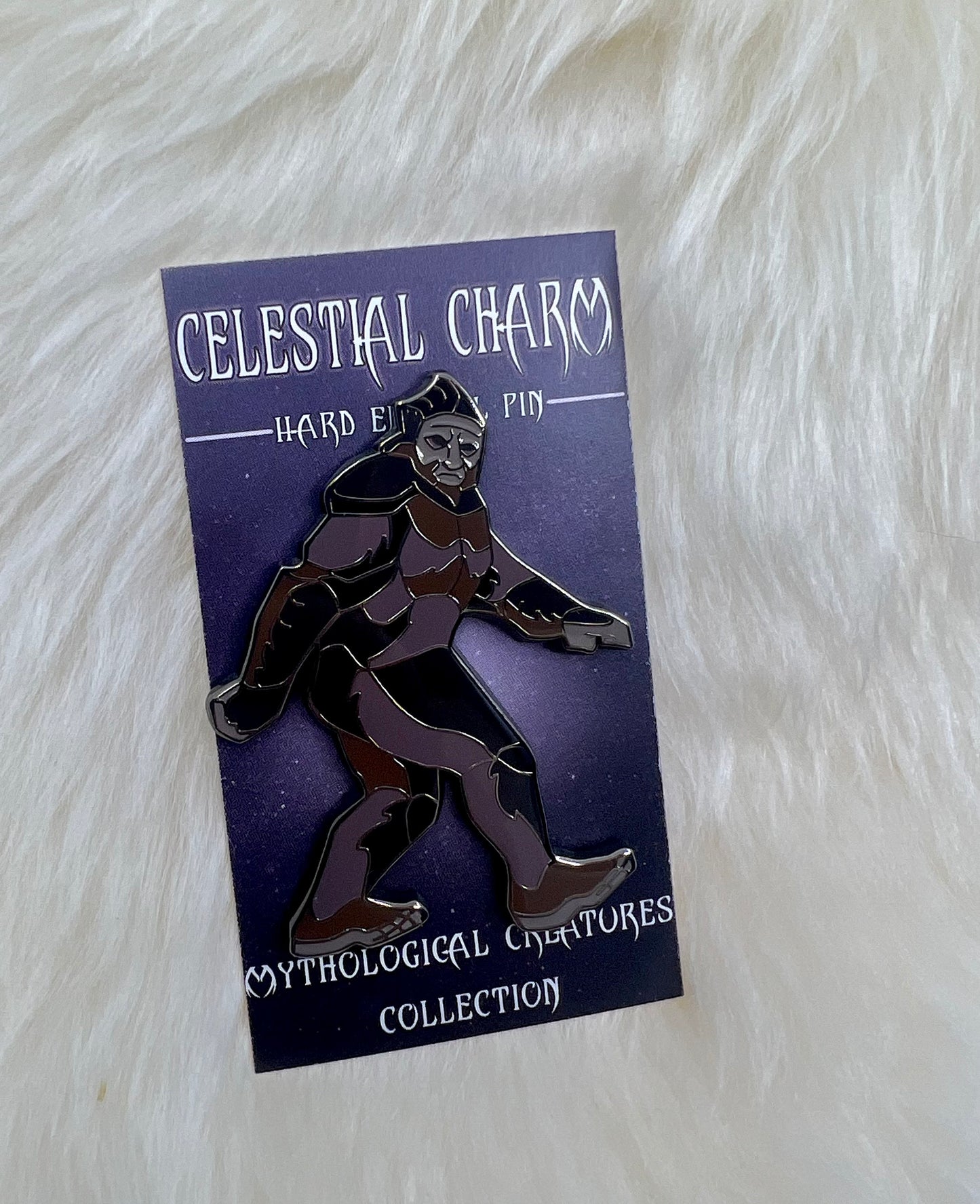 Bigfoot Hard Enamel Pin | Bigfoot Pin | Sasquatch Pin |