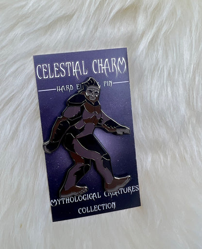 Bigfoot Hard Enamel Pin | Bigfoot Pin | Sasquatch Pin |
