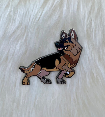 German Shepherd Hard Enamel Pin | German Shepherd Pin | Dog Pin |