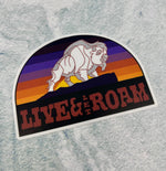 Live & Let Roam Vinyl Sticker | Bison Sticker | Buffalo Sticker | FREE SHIPPING