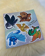 Wings of Fire Sticker Sheet | WOF Stickers | Dragon Sticker | FREE SHIPPING